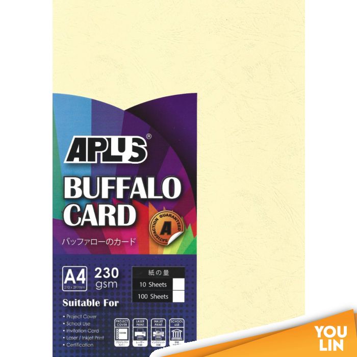 APLUS A4 230gm Buffalo Card 10'S