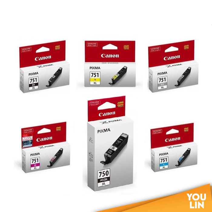 Canon CLI-751XL Ink Cartridge (Per Pcs) - Colour