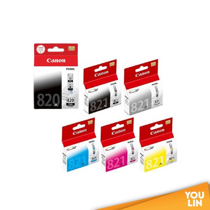 Canon CLI-821 Ink Cartridges (Per Pcs)