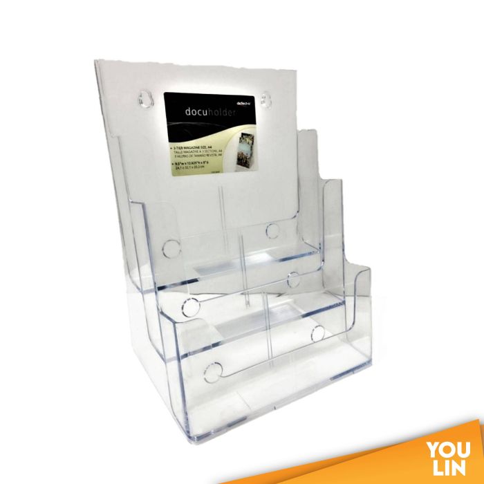 A4 3 Layer Acrylic Brochure Stand