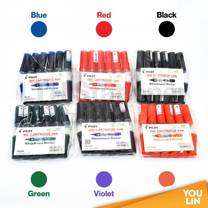 PILOT White Board Marker Refill Cartridge S60 (12pcs)