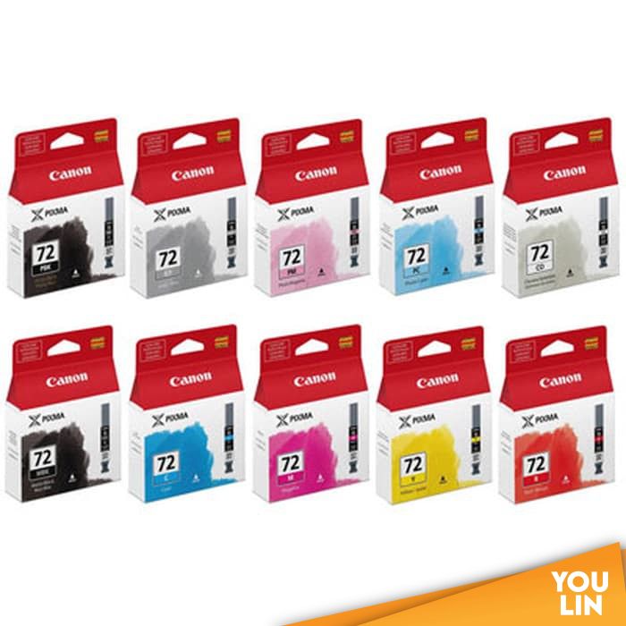 Canon PGI-72 Ink Cartridges ( Per Pcs 14ml) - Colour