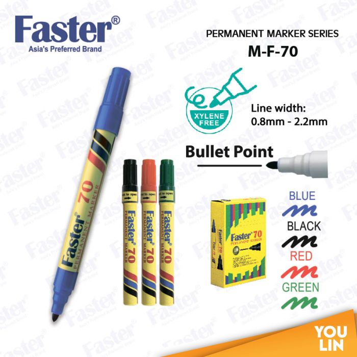 Faster 70 Permanent Marker Pen