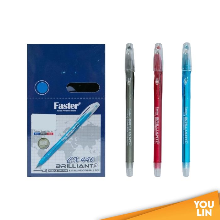 Faster BP-CX-446 0.6mm Brilliant Ball Pen