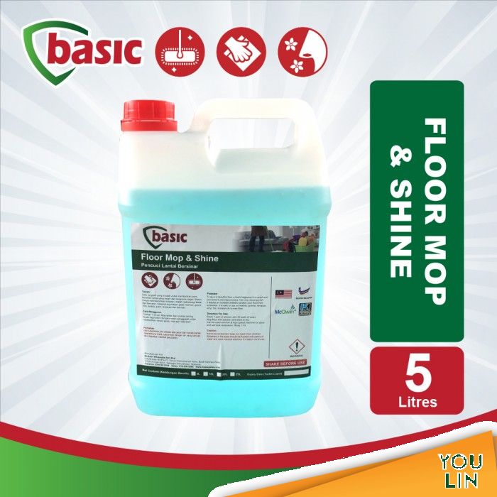 BASIC FLOOR MOP & SHINE - 5L