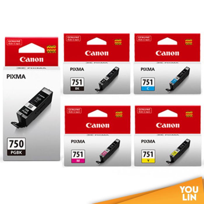 Canon CLI-751 Ink Cartridge (Per Pcs) - Colour