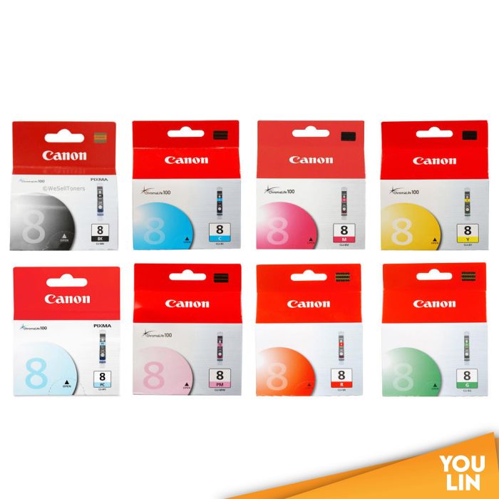 Canon CLI-8 Ink Cartridge (Per Pcs) - Colour