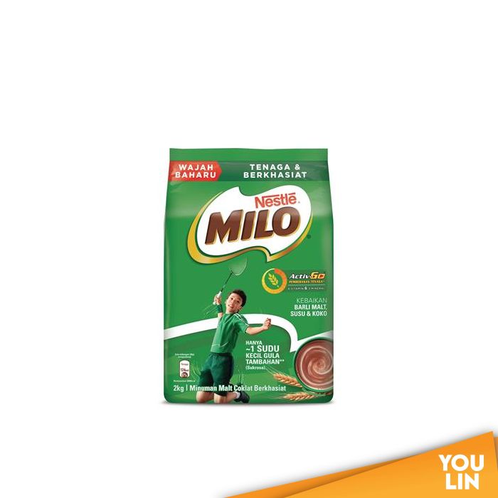 Nestle Milo Activ-Go Chocolate Malt Powder 2kg