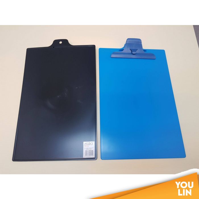 Niso 8263 Plastic Jumbo Clip Board F4