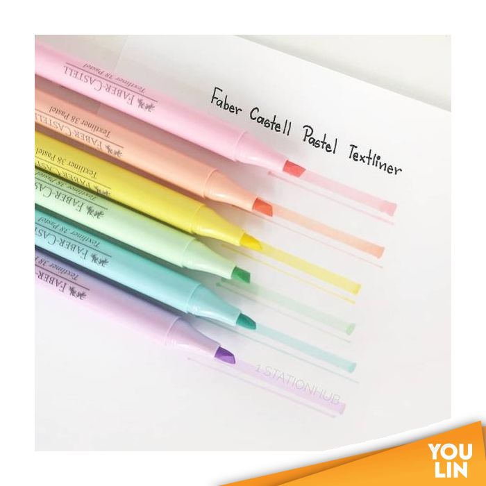 Faber Castell Pastel Textliner Fluorescent / Pastel