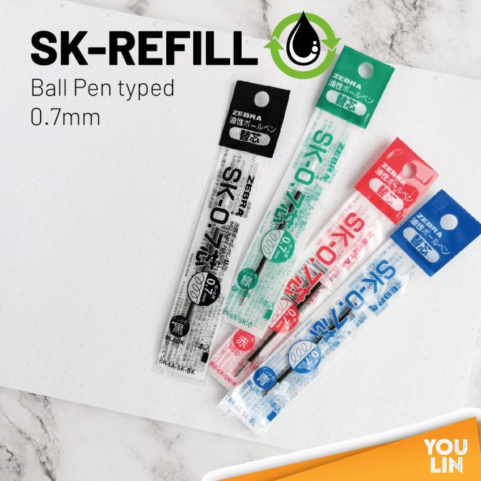 Zebra SK-0.7 Ball Pen Refill 0.7MM