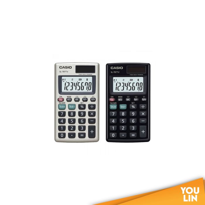 Casio Calculator 8 Digits SL-797TV